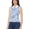 Tommy Hilfiger Sleeveless Fountain Floral Polo | Shirts & Tops