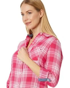 Tommy Hilfiger Patio Plaid Roll Tab | Shirts & Tops -Styled Soles 81QeqRDzKjL. AC SR736920