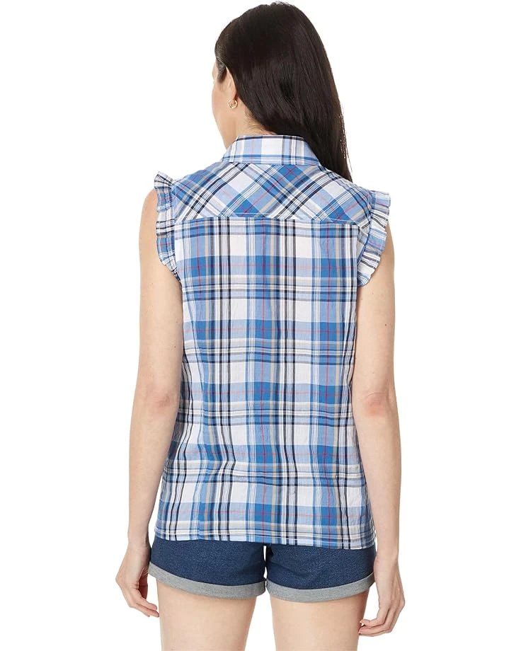 Tommy Hilfiger Sleeveless Ruffle Plaid Popover | Shirts & Tops 2 Tommy Hilfiger Sleeveless Ruffle Plaid Popover | Shirts & Tops - Image 2