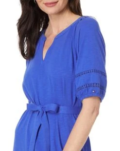 Tommy Hilfiger Puff Sleeve Belted Dress | Dresses -Styled Soles 81WhN3L4MTL. AC SR736920