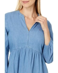 Tommy Hilfiger Tiered V-Neck Dress | Dresses -Styled Soles 81dqDAzsiRL. AC SR736920