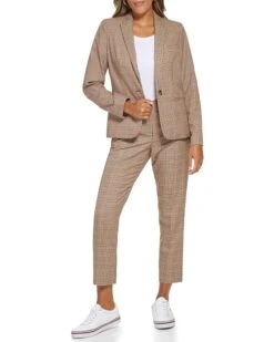 Tommy Hilfiger One-Button Plaid Blazer | Coats & Outerwear -Styled Soles 81rIxrcCdmL. AC SR736920