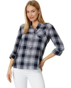Tommy Hilfiger Patio Plaid Roll Tab | Shirts & Tops -Styled Soles 81x8yDIiyPL. AC SR736920